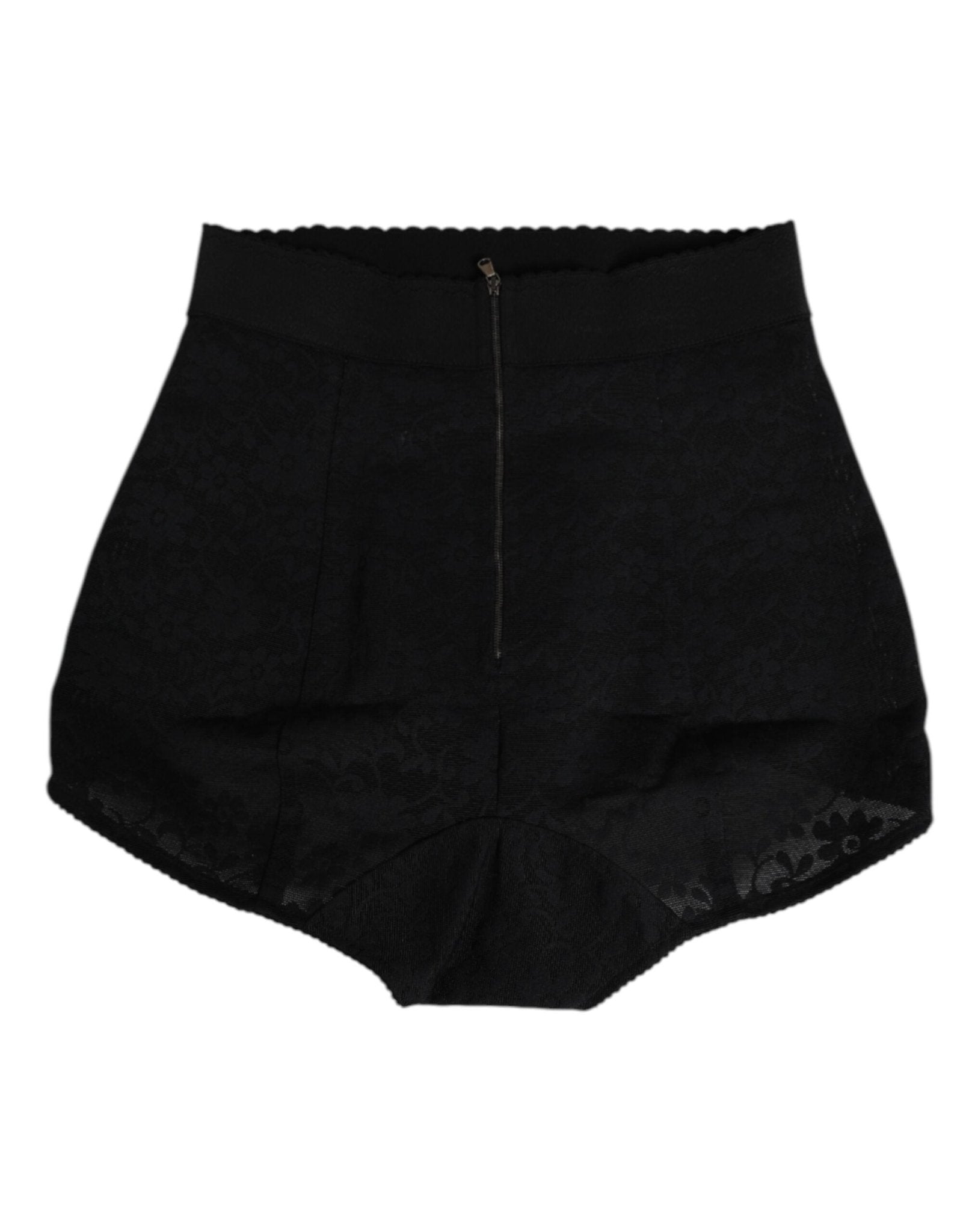 Dolce & Gabbana Black Nylon High Waist Short Panty Underwear – IT42|M par Dolce & Gabbana | Disponible sur Sandy Store ByNet