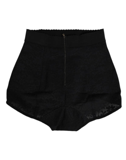 Dolce & Gabbana Black Nylon High Waist Short Panty Underwear – IT42|M par Dolce & Gabbana | Disponible sur Sandy Store ByNet