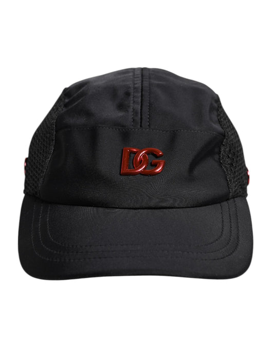Dolce & Gabbana Black Nylon Logo 6 Panels Baseball Cap – 58 cm|M par Dolce & Gabbana | Disponible sur Sandy Store ByNet
