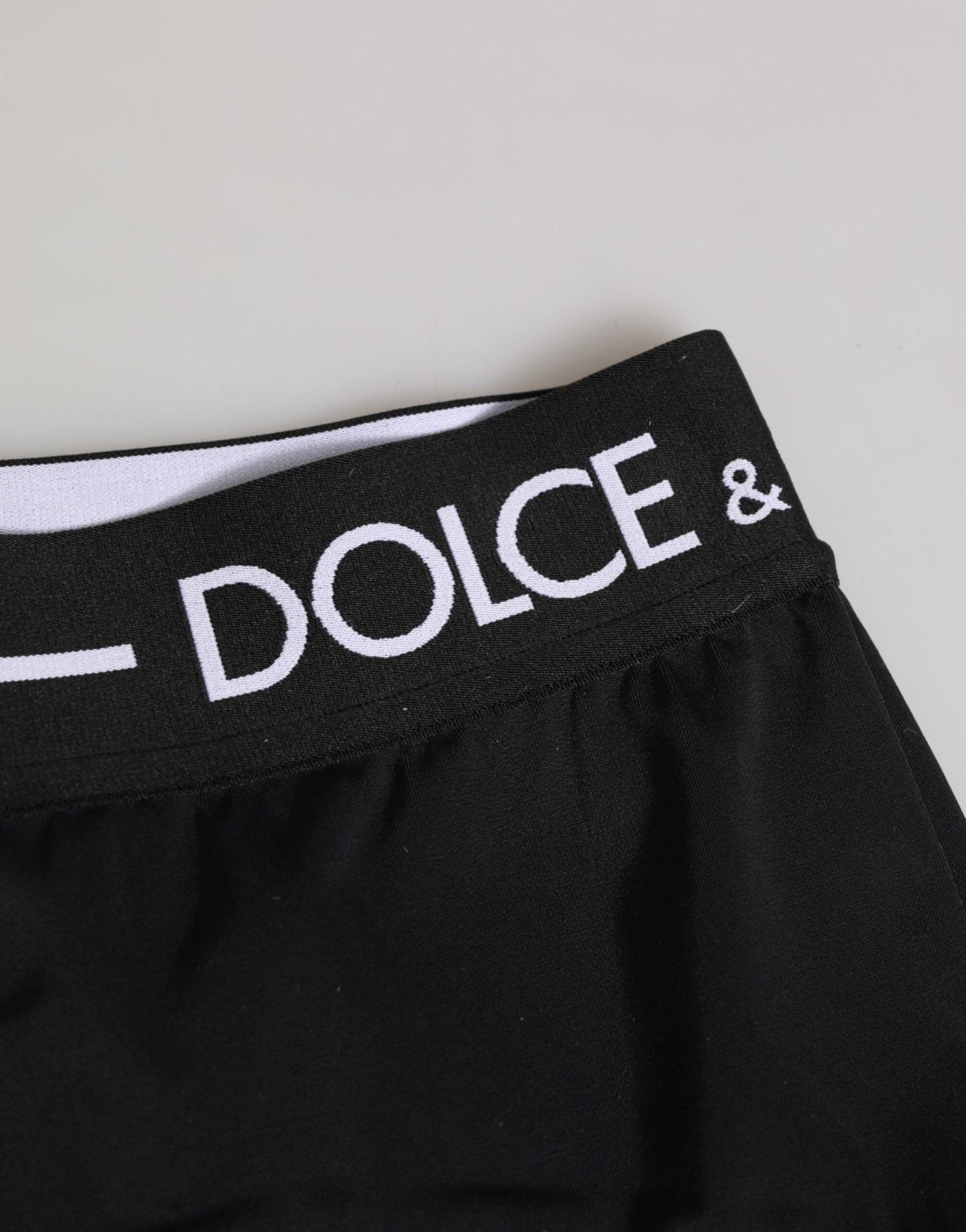 Dolce & Gabbana Black Nylon Logo Waistband Shorts Underwear – IT40|S par Dolce & Gabbana | Disponible sur Sandy Store ByNet