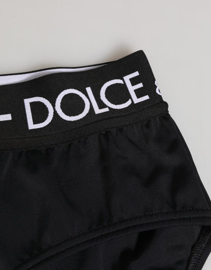Dolce & Gabbana Black Nylon Logo Waistband Shorts Underwear – IT40|S par Dolce & Gabbana | Disponible sur Sandy Store ByNet