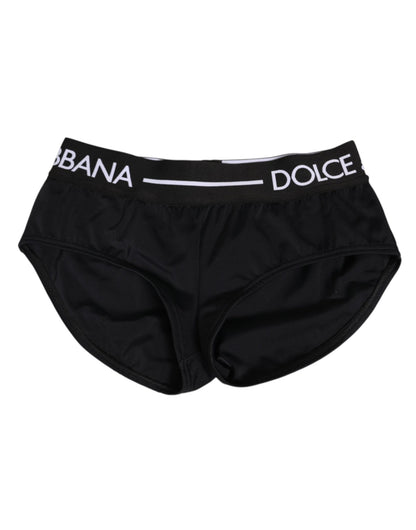 Dolce & Gabbana Black Nylon Logo Waistband Shorts Underwear – IT40|S par Dolce & Gabbana | Disponible sur Sandy Store ByNet