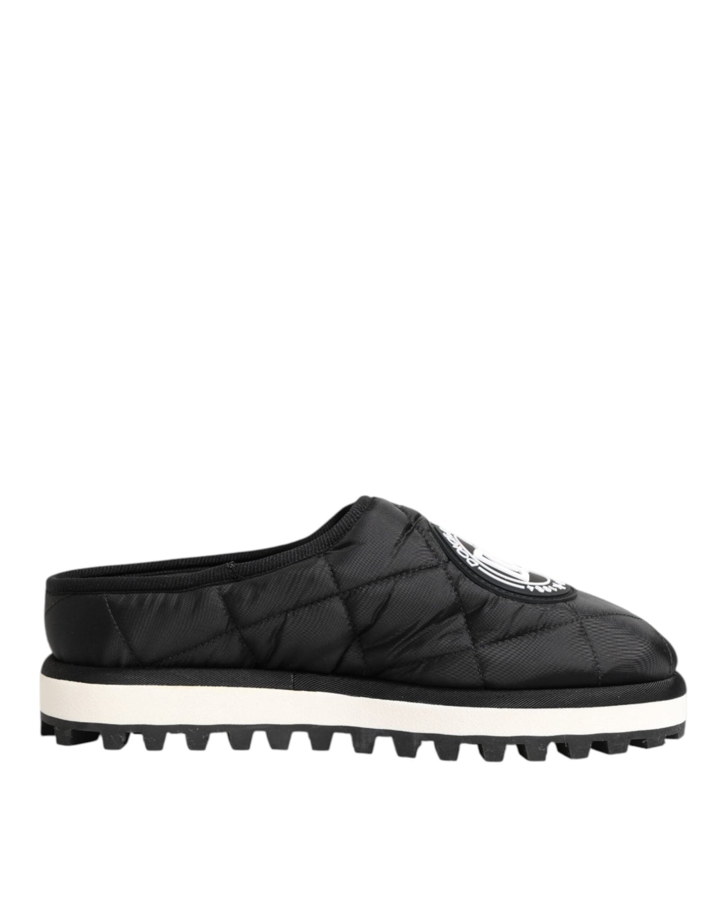 Dolce & Gabbana Black Nylon Low Top Slip On Sneaker Shoes – EU43/US10 par Dolce & Gabbana | Disponible sur Sandy Store ByNet
