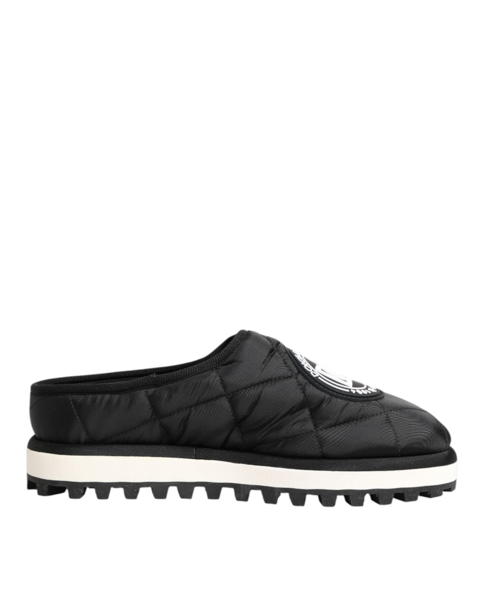 Dolce & Gabbana Black Nylon Low Top Slip On Sneaker Shoes – EU43/US10 par Dolce & Gabbana | Disponible sur Sandy Store ByNet