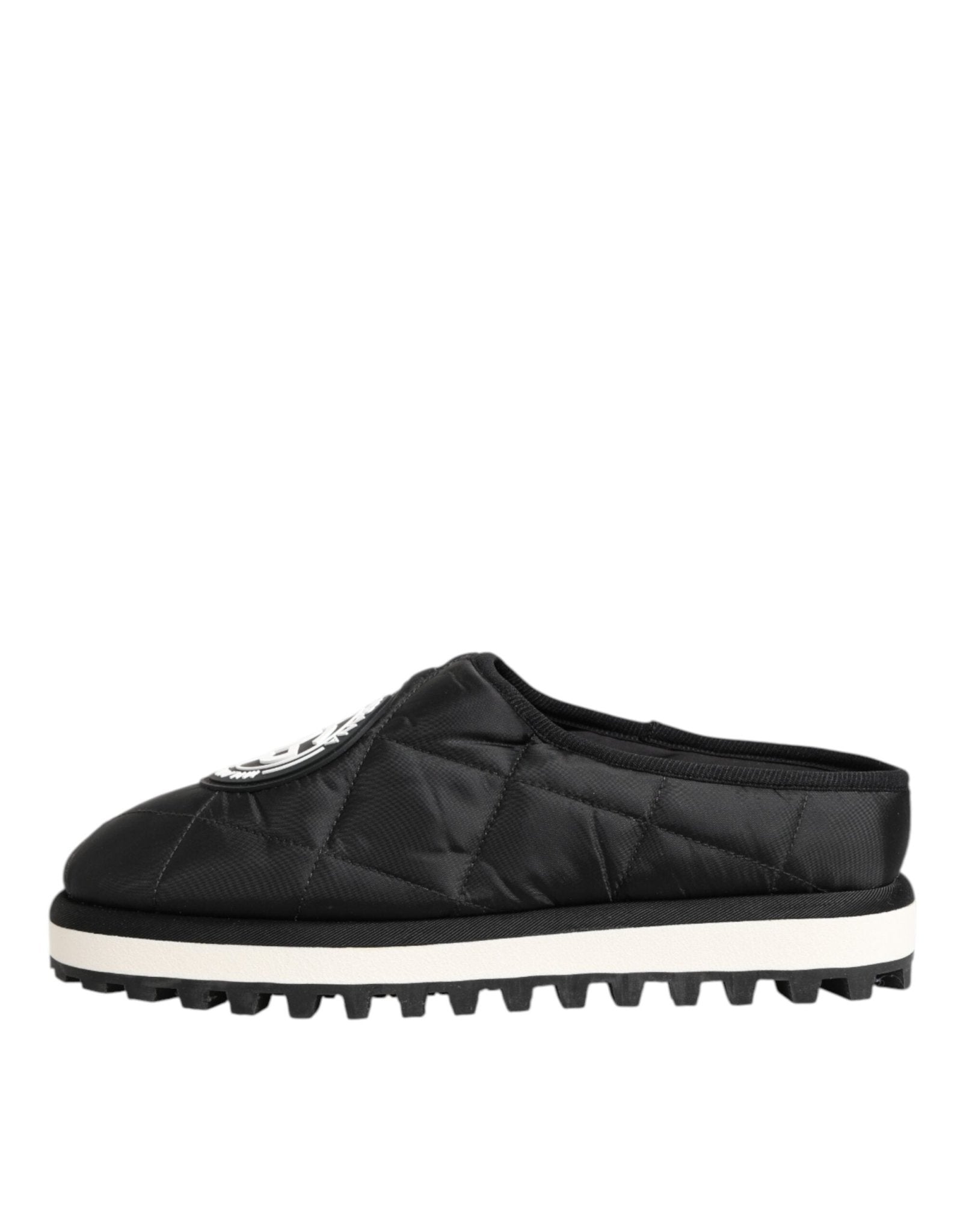Dolce & Gabbana Black Nylon Low Top Slip On Sneaker Shoes – EU43/US10 par Dolce & Gabbana | Disponible sur Sandy Store ByNet