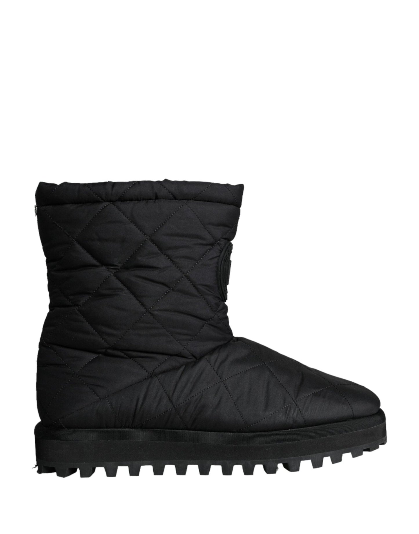 Dolce & Gabbana Black Nylon Padded Mid Calf Men Boots Shoes – EU44/US11 par Dolce & Gabbana | Disponible sur Sandy Store ByNet