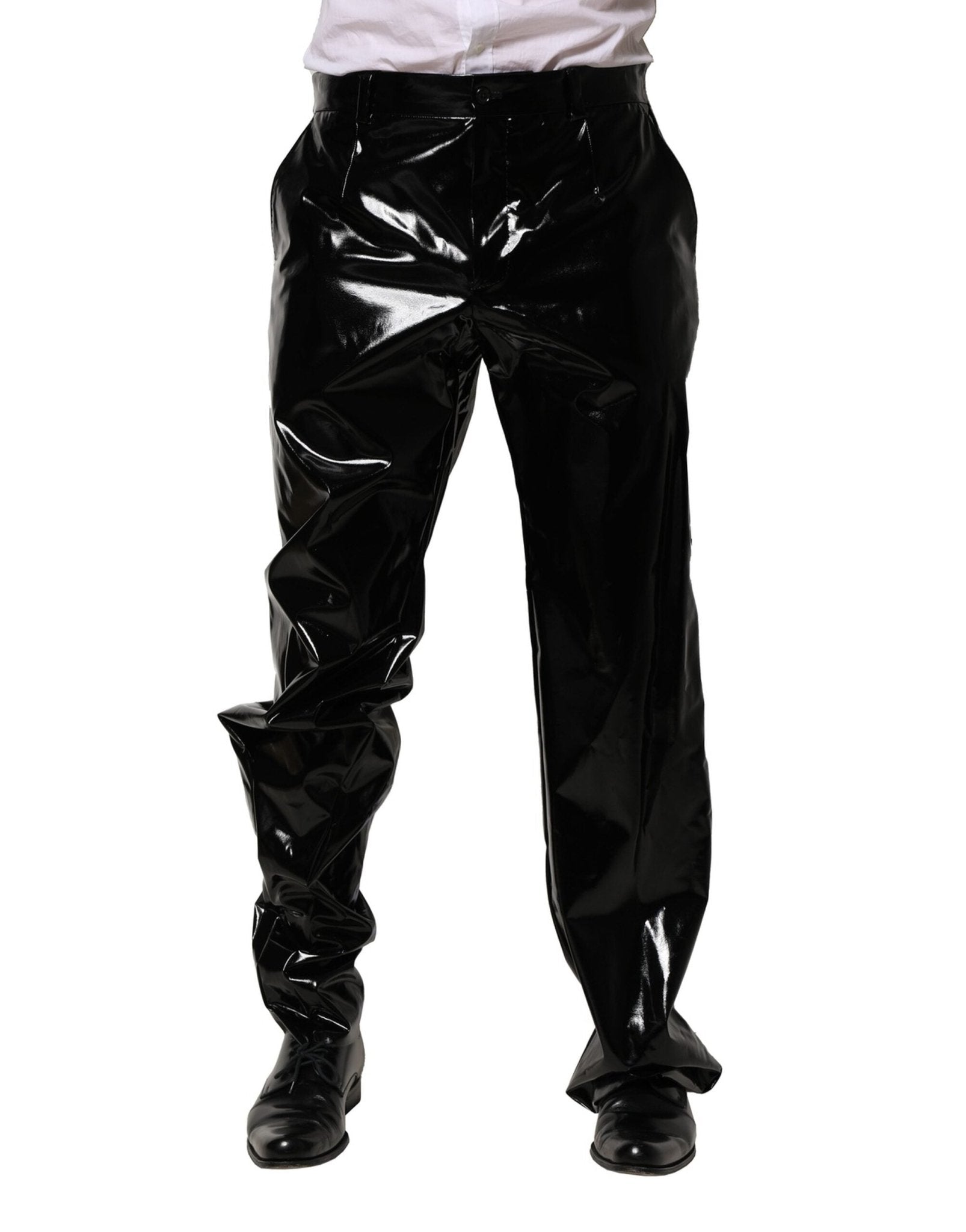 Dolce & Gabbana Black Nylon Straight Men Pants – IT46 | S par Dolce & Gabbana | Disponible sur Sandy Store ByNet
