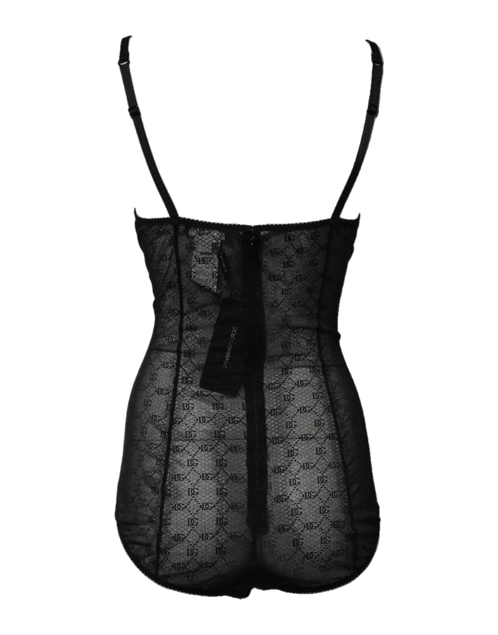 Dolce & Gabbana Black Nylon Stretch Bodysuit Lingerie Underwear – IT2 | S par Dolce & Gabbana | Disponible sur Sandy Store ByNet