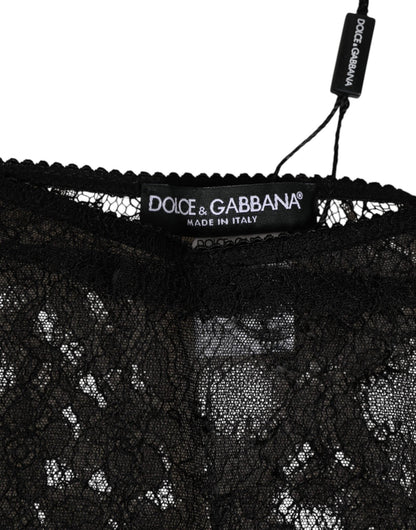 Dolce & Gabbana Black Nylon Stretch High Waist Panty Underwear – IT2 | S par Dolce & Gabbana | Disponible sur Sandy Store ByNet