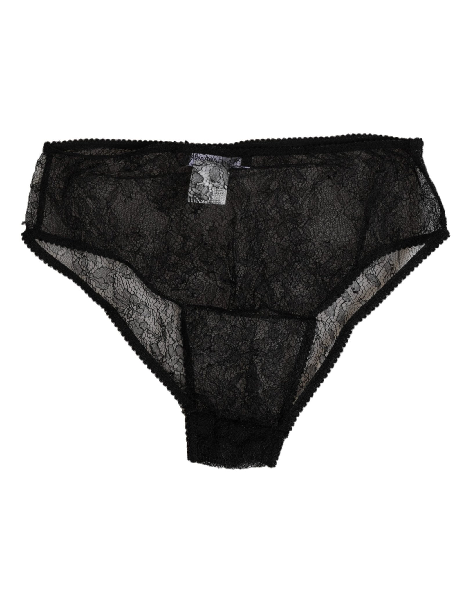 Dolce & Gabbana Black Nylon Stretch High Waist Panty Underwear – IT2 | S par Dolce & Gabbana | Disponible sur Sandy Store ByNet