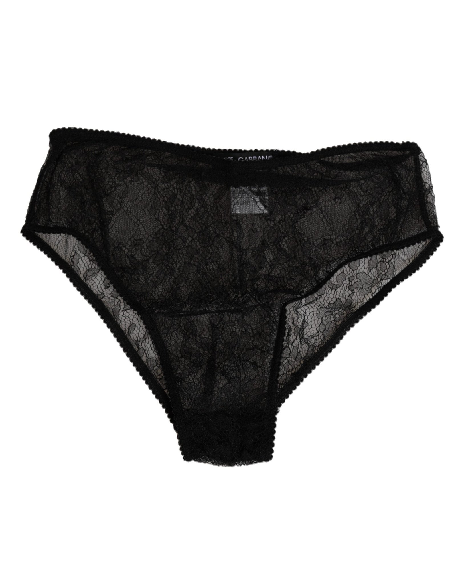 Dolce & Gabbana Black Nylon Stretch High Waist Panty Underwear – IT2 | S par Dolce & Gabbana | Disponible sur Sandy Store ByNet