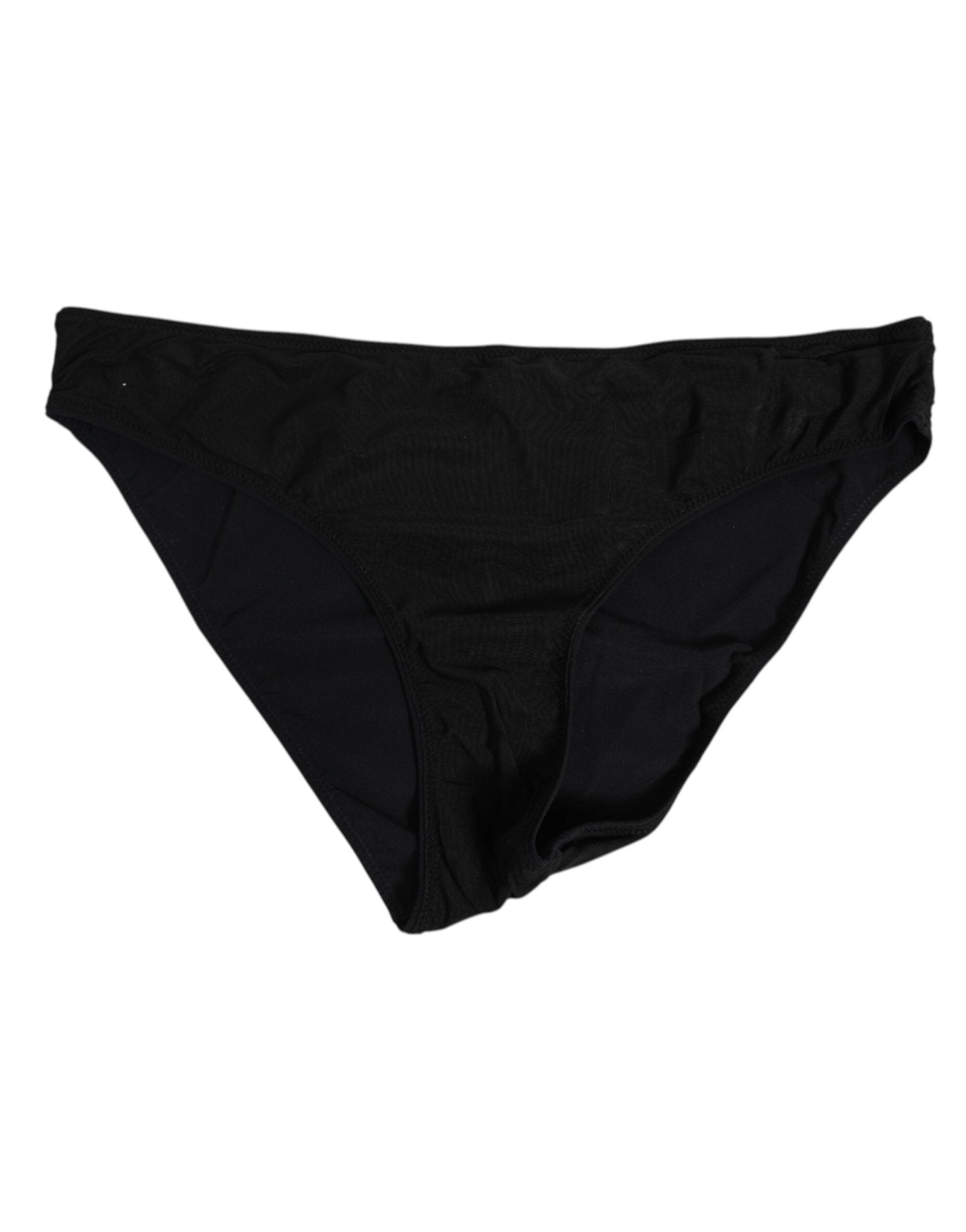 Dolce & Gabbana Black Nylon Stretch Slip Brief Women Underwear – IT2 | S par Dolce & Gabbana | Disponible sur Sandy Store ByNet