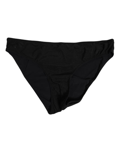Dolce & Gabbana Black Nylon Stretch Slip Brief Women Underwear – IT2 | S par Dolce & Gabbana | Disponible sur Sandy Store ByNet