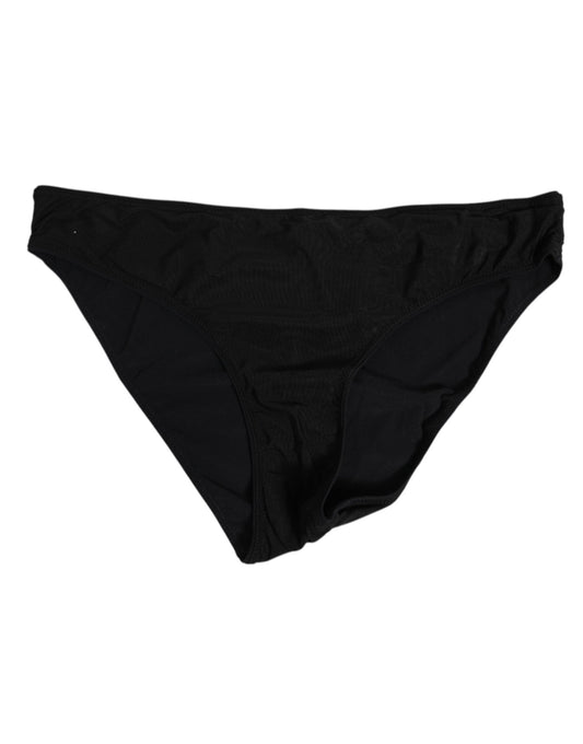 Dolce & Gabbana Black Nylon Stretch Slip Brief Women Underwear – IT2 | S par Dolce & Gabbana | Disponible sur Sandy Store ByNet
