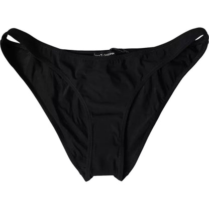 Dolce & Gabbana Black Nylon Swimwear Beachwear Bottom Bikini – IT3 | M par Dolce & Gabbana | Disponible sur Sandy Store ByNet