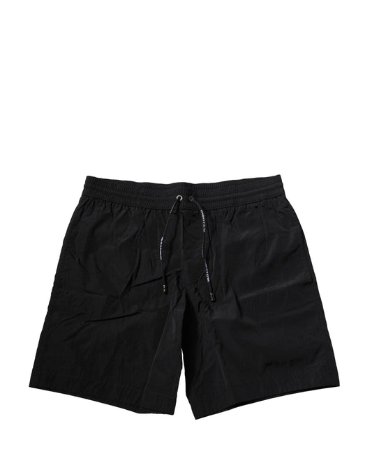 Dolce & Gabbana Black Polyester Beachwear Men Shorts Swimwear – IT4 | S par Dolce & Gabbana | Disponible sur Sandy Store ByNet