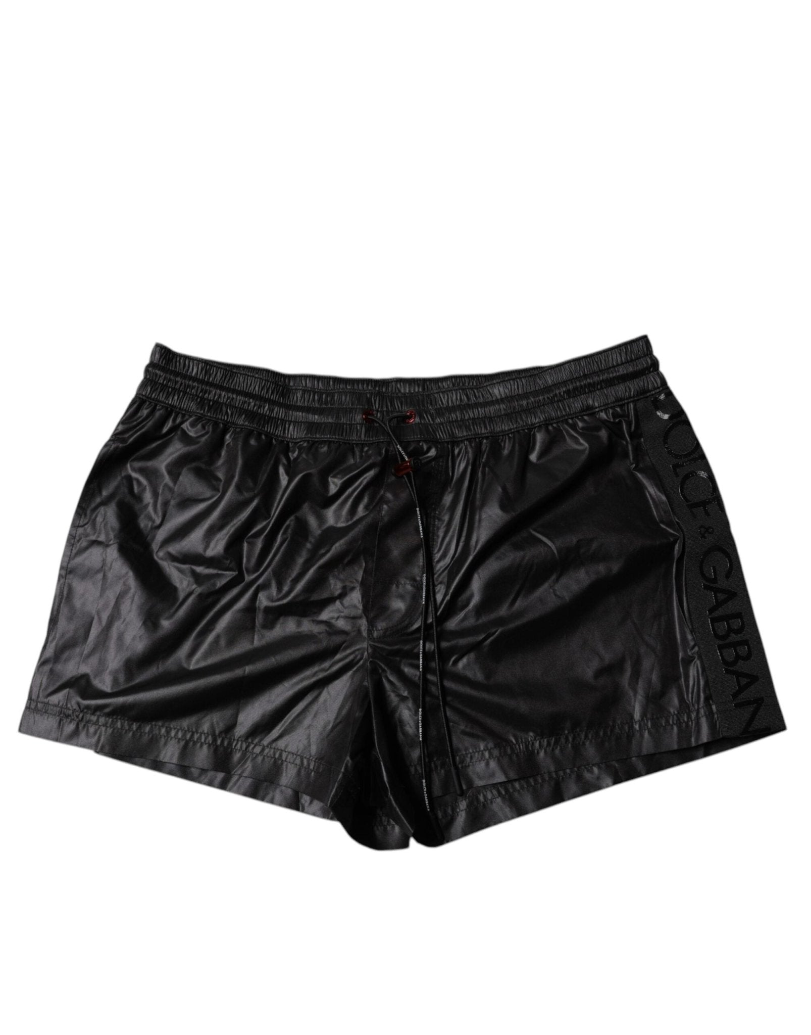 Dolce & Gabbana Black Polyester Beachwear Shorts Swimwear – IT5 | M par Dolce & Gabbana | Disponible sur Sandy Store ByNet