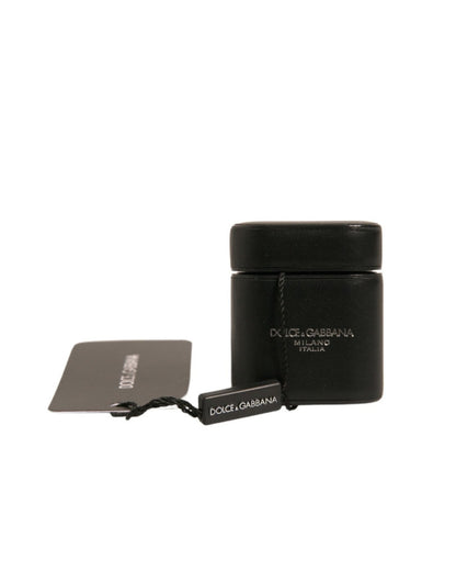 Dolce & Gabbana Black PVC Logo Print Flip Holder Airpods Case – par Dolce & Gabbana | Disponible sur Sandy Store ByNet