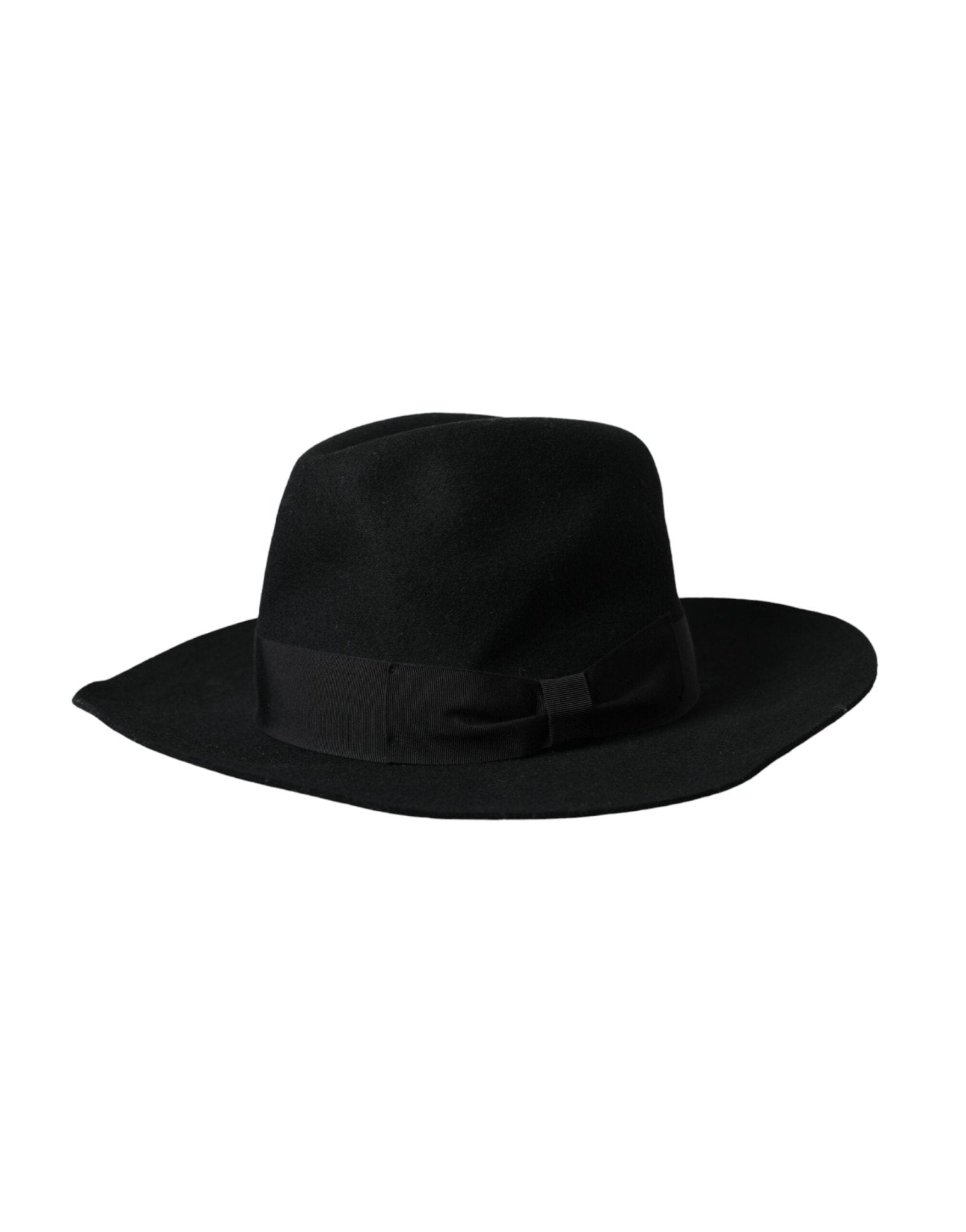 Dolce & Gabbana Black Rabbit Fedora Trilby Women Hat – 57 cm|S par Dolce & Gabbana | Disponible sur Sandy Store ByNet