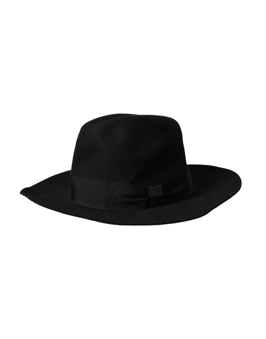 Dolce & Gabbana Black Rabbit Fedora Trilby Women Hat – 57 cm|S par Dolce & Gabbana | Disponible sur Sandy Store ByNet
