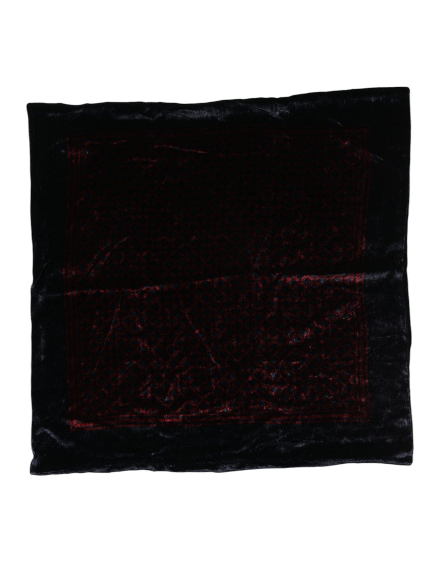 Dolce & Gabbana Black Red Viscose Square Men Foulard Scarf – par Dolce & Gabbana | Disponible sur Sandy Store ByNet