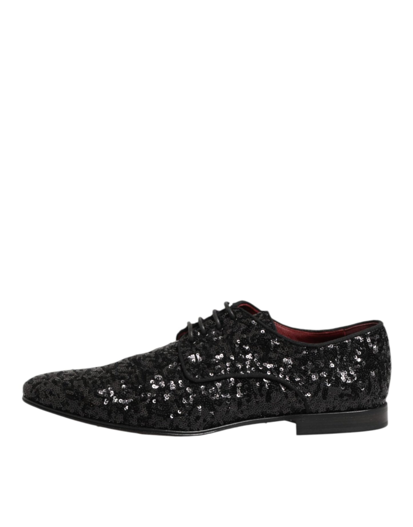 Dolce & Gabbana Black Sequined Lace Up Dress Men Derby Shoes – EU44/US11 par Dolce & Gabbana | Disponible sur Sandy Store ByNet