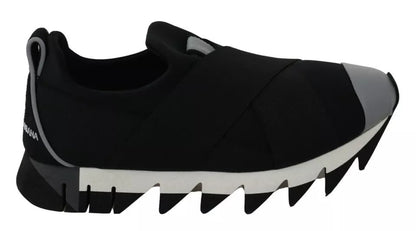 Dolce & Gabbana Black Shark Neoprene Stretch Sneakers Shoes – EU36/US5.5 par Dolce & Gabbana | Disponible sur Sandy Store ByNet