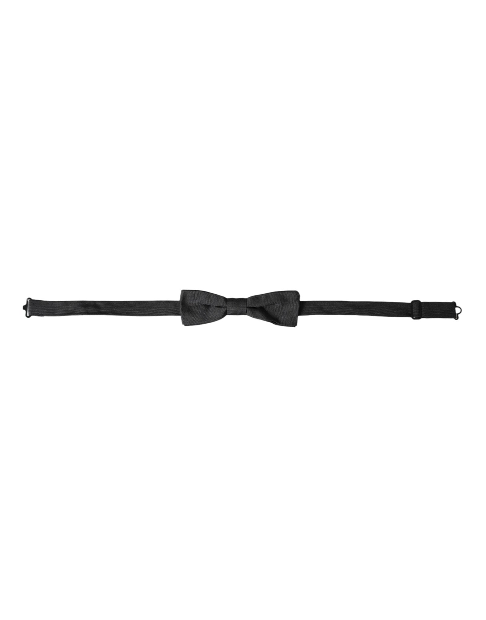 Dolce & Gabbana Black Silk Adjustable Neck Men Bow Tie – par Dolce & Gabbana | Disponible sur Sandy Store ByNet