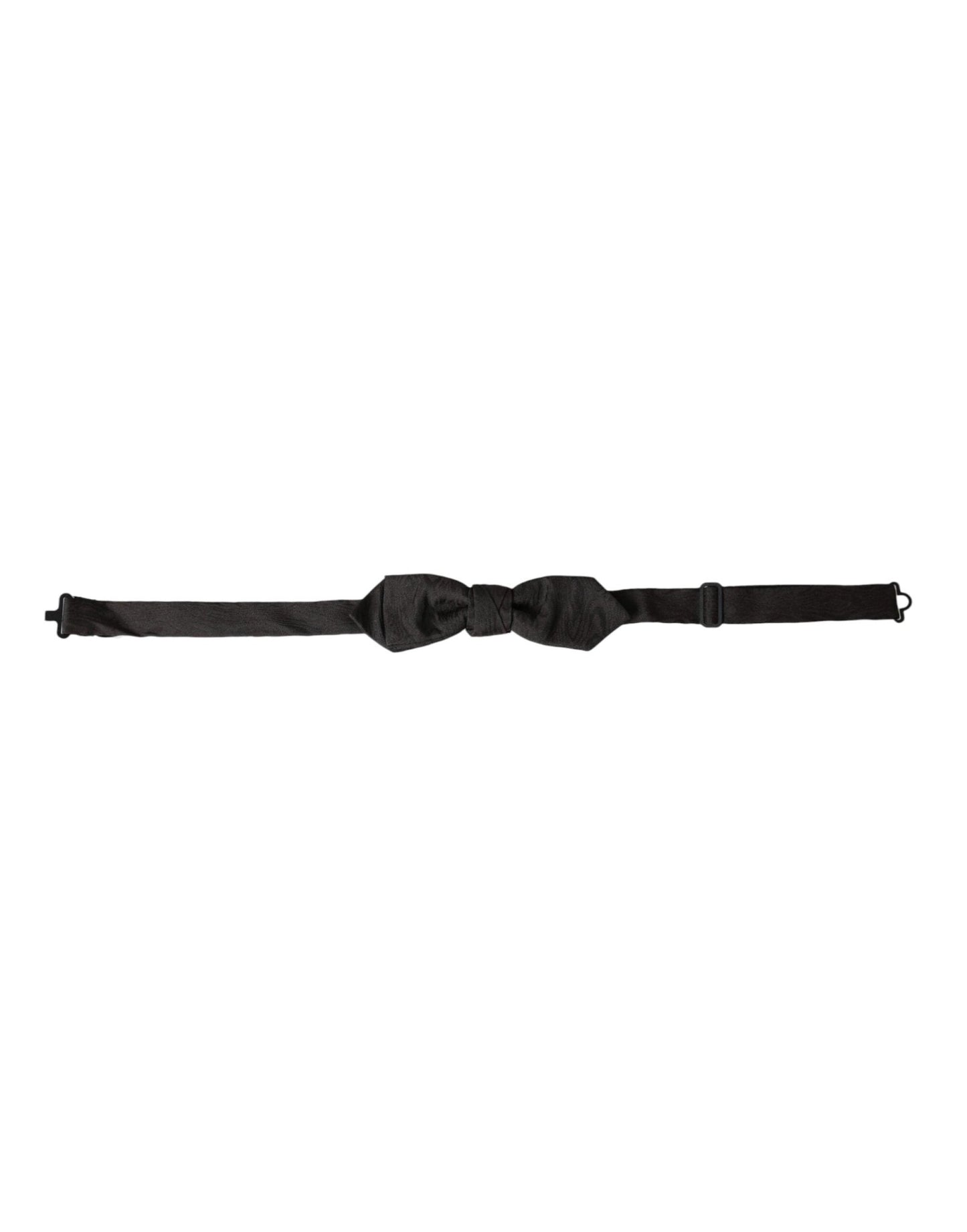 Dolce & Gabbana Black Silk Adjustable Neck Men Bow Tie – par Dolce & Gabbana | Disponible sur Sandy Store ByNet