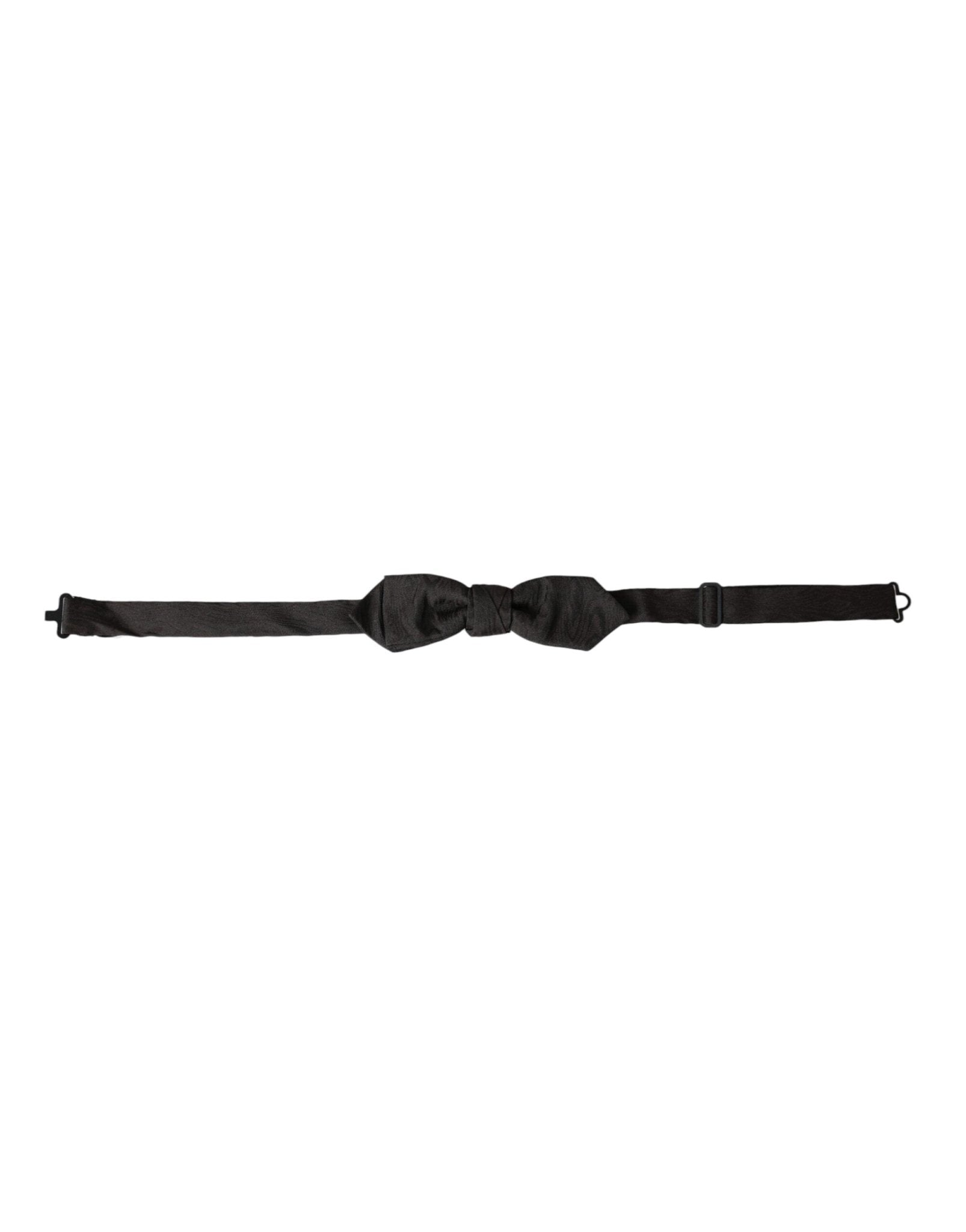 Dolce & Gabbana Black Silk Adjustable Neck Men Bow Tie – par Dolce & Gabbana | Disponible sur Sandy Store ByNet