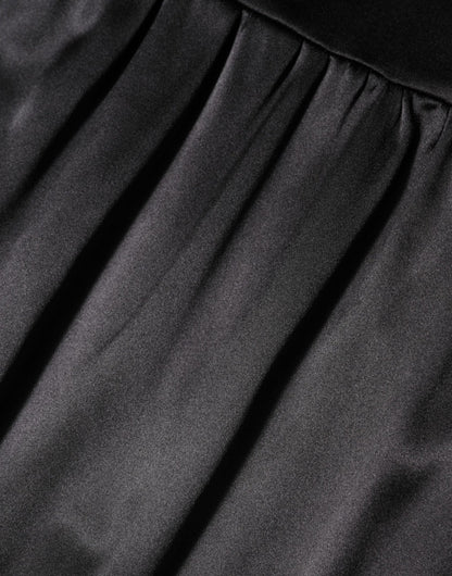 Dolce & Gabbana Black Silk Blend Lace Trim Sleeveless Mini Dress – IT36|XXS par Dolce & Gabbana | Disponible sur Sandy Store ByNet