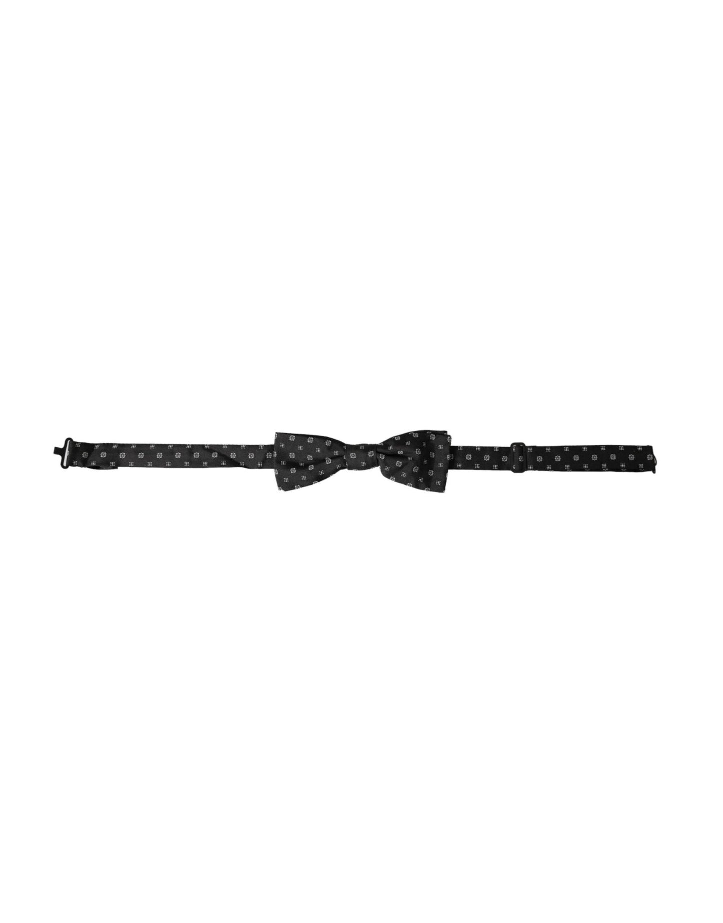 Dolce & Gabbana Black Silk Fantasy Adjustable Neck Men Papillon Bow Tie – par Dolce & Gabbana | Disponible sur Sandy Store ByNet