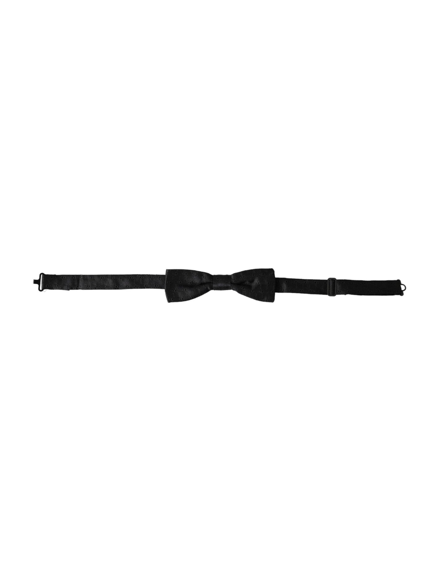 Dolce & Gabbana Black Silk Patterned Adjustable Neck Men Bow Tie – par Dolce & Gabbana | Disponible sur Sandy Store ByNet
