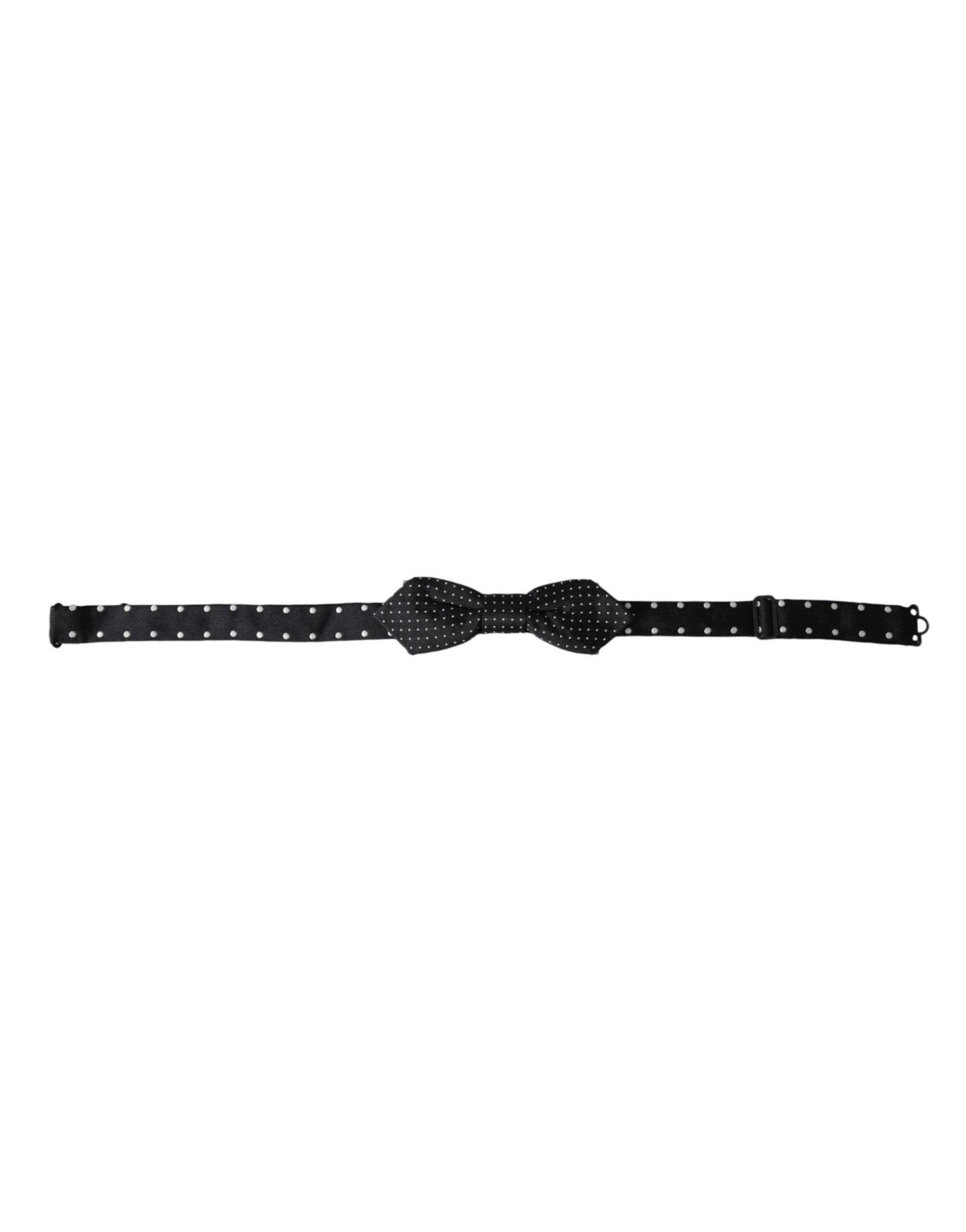 Dolce & Gabbana Black Silk Polka Dot Adjustable Neck Men Papillon Bow Tie – par Dolce & Gabbana | Disponible sur Sandy Store ByNet