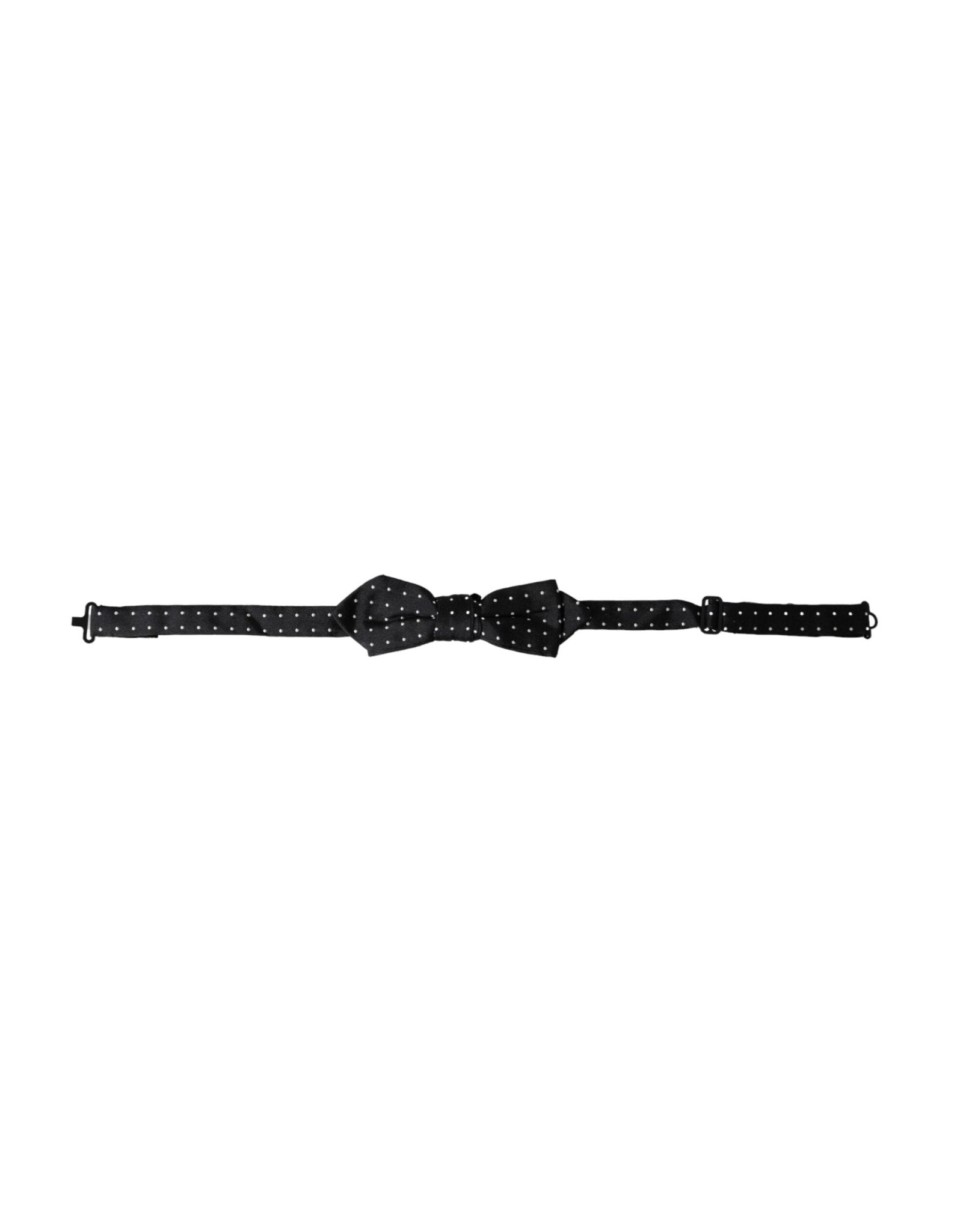 Dolce & Gabbana Black Silk Polka Dot Adjustable Neck Men Papillon Bow Tie – par Dolce & Gabbana | Disponible sur Sandy Store ByNet