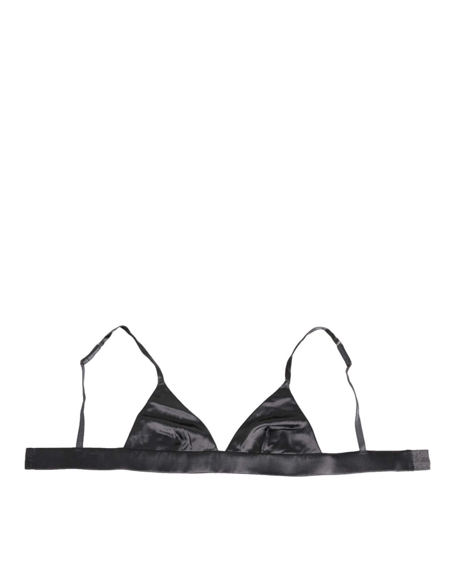Dolce & Gabbana Black Silk Satin Triangle Soft Cup Underwear – IT2 | S par Dolce & Gabbana | Disponible sur Sandy Store ByNet