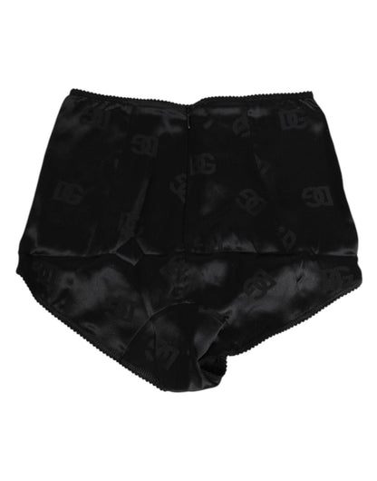 Dolce & Gabbana Black Silk Stretch High Waist Girdle Underwear – IT2 | S par Dolce & Gabbana | Disponible sur Sandy Store ByNet
