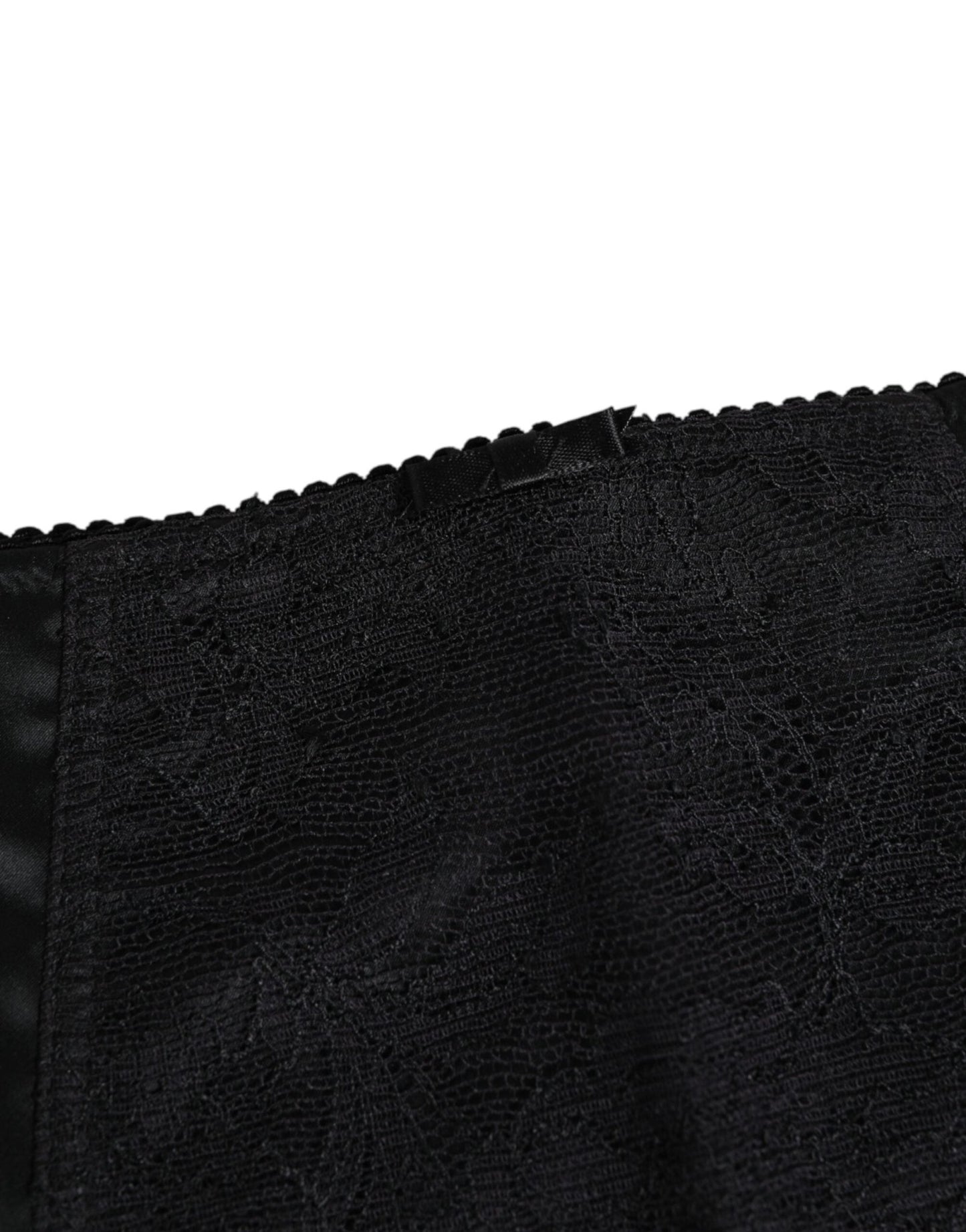 Dolce & Gabbana Black Silk Stretch Slip Cycling Women Underwear – IT2 | S par Dolce & Gabbana | Disponible sur Sandy Store ByNet