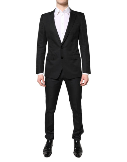Dolce & Gabbana Black Single Breasted Formal 2 Piece Suit – IT46 | S par Dolce & Gabbana | Disponible sur Sandy Store ByNet