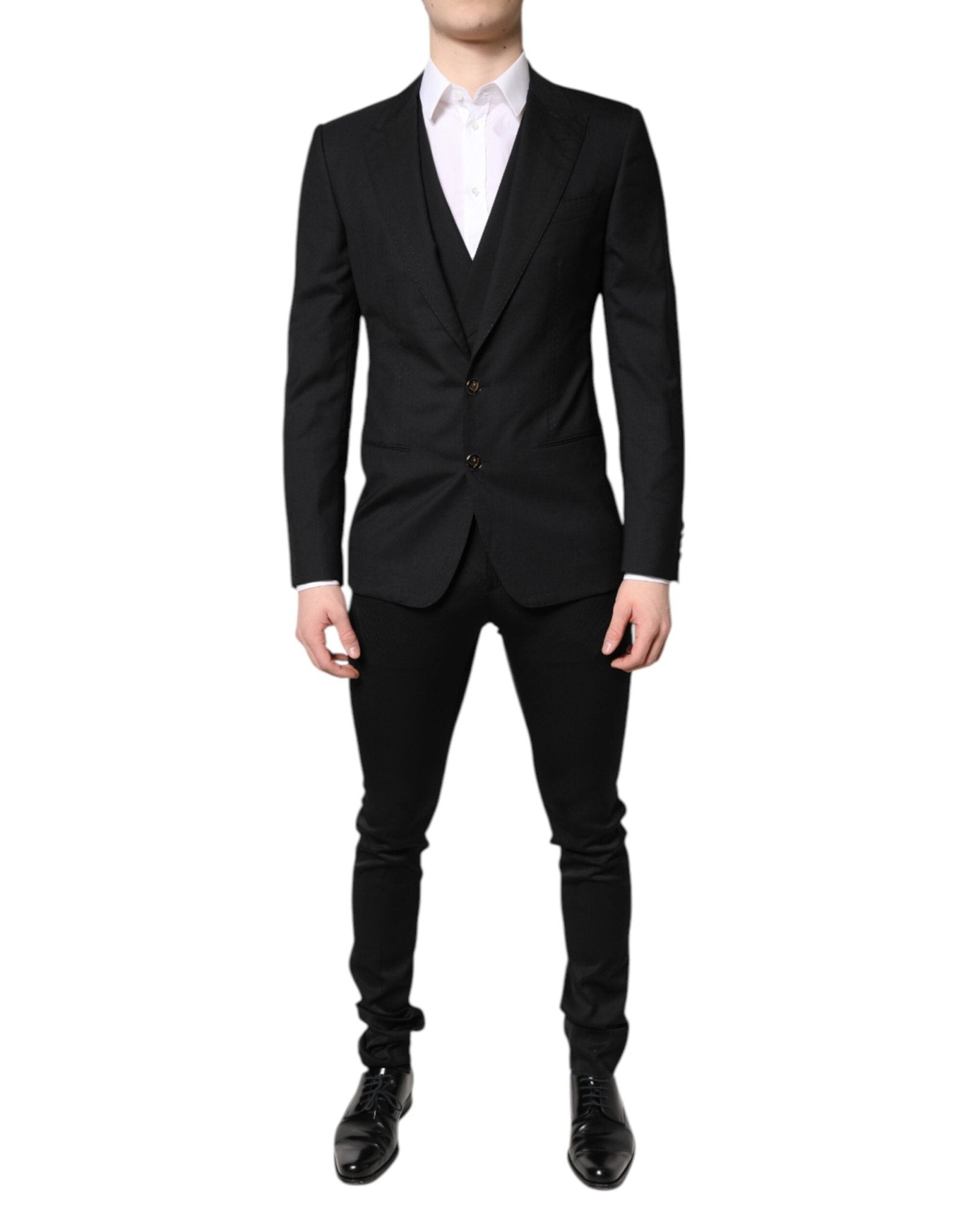 Dolce & Gabbana Black Single Breasted Formal Blazer with Vest – IT46 | S par Dolce & Gabbana | Disponible sur Sandy Store ByNet