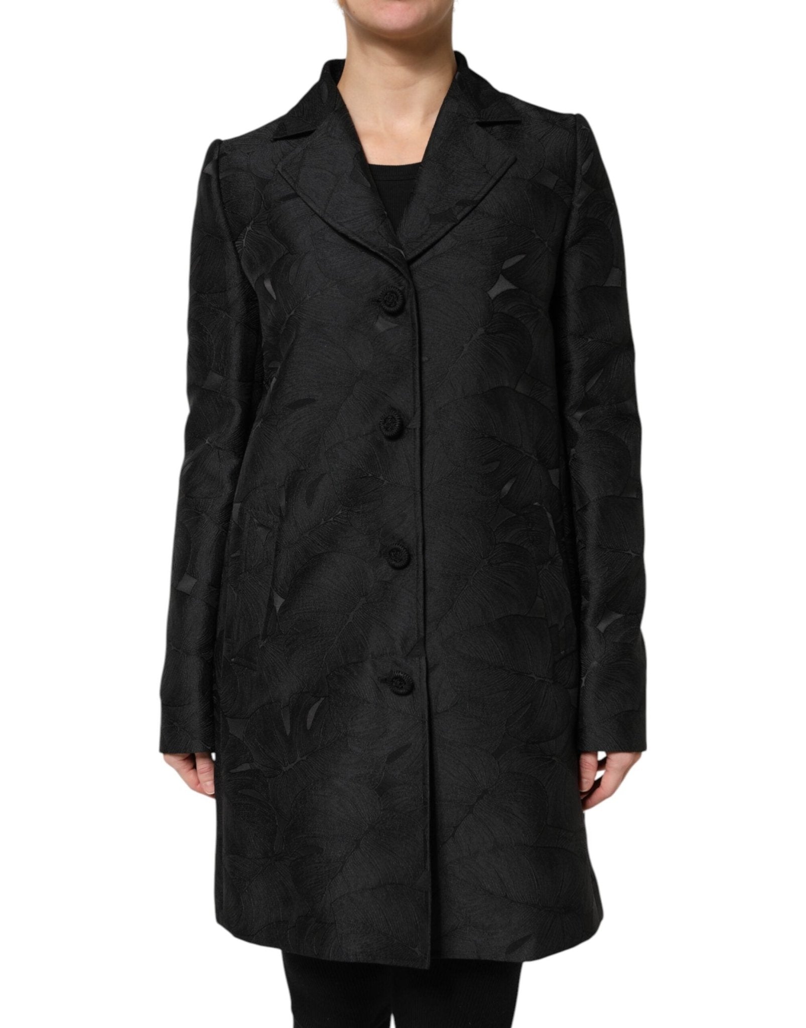 Dolce & Gabbana Black Single Breasted Trench Coat Jacket – IT40|S par Dolce & Gabbana | Disponible sur Sandy Store ByNet