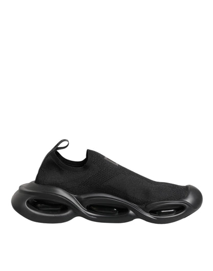 Dolce & Gabbana Black Slip On Wave Low Top Men Sneaker Shoes – EU43/US10 par Dolce & Gabbana | Disponible sur Sandy Store ByNet