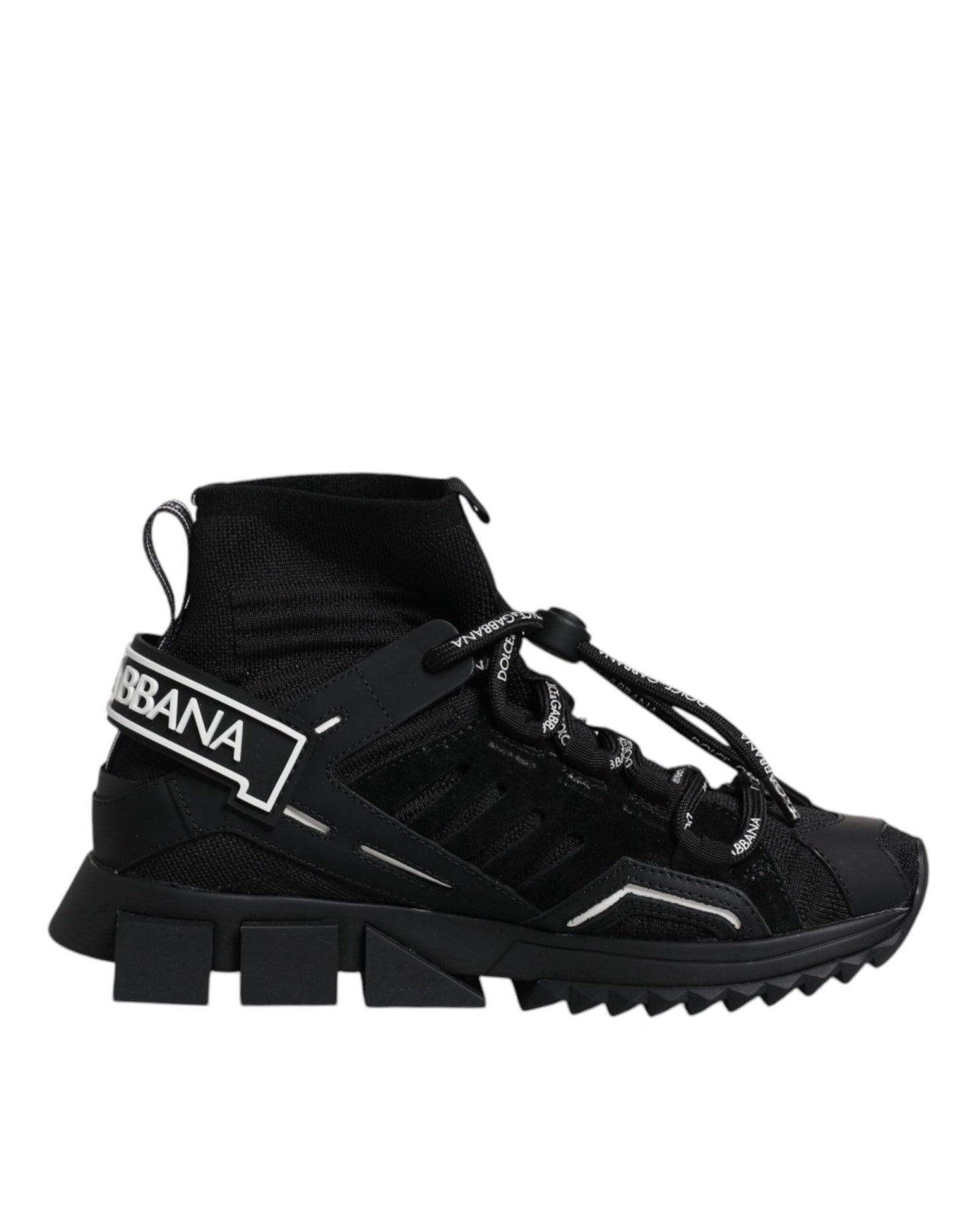 Dolce & Gabbana Black Sorrento Socks Logo Sneakers Shoes – EU36/US6 par Dolce & Gabbana | Disponible sur Sandy Store ByNet