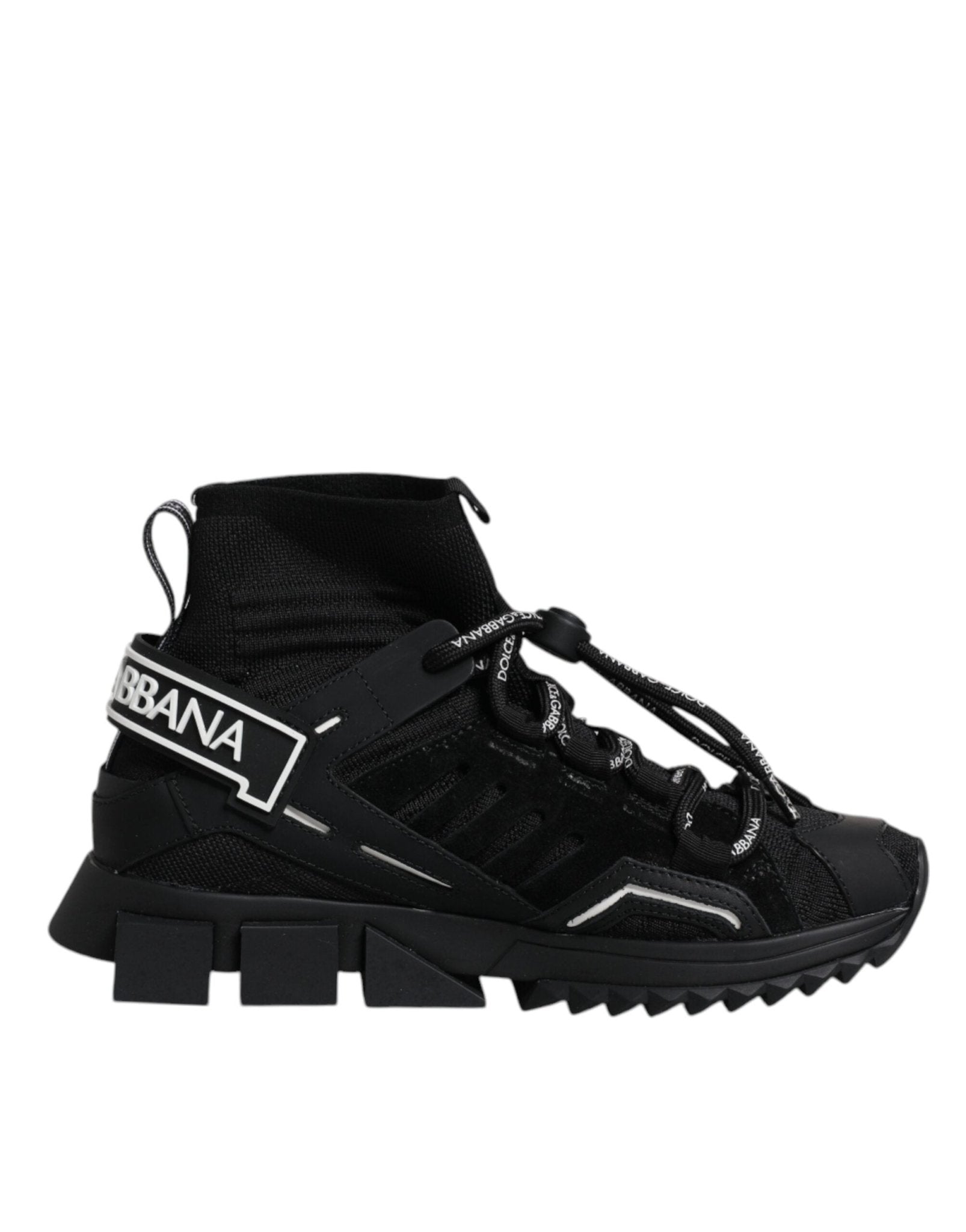 Dolce & Gabbana Black Sorrento Socks Logo Sneakers Shoes – EU36/US6 par Dolce & Gabbana | Disponible sur Sandy Store ByNet