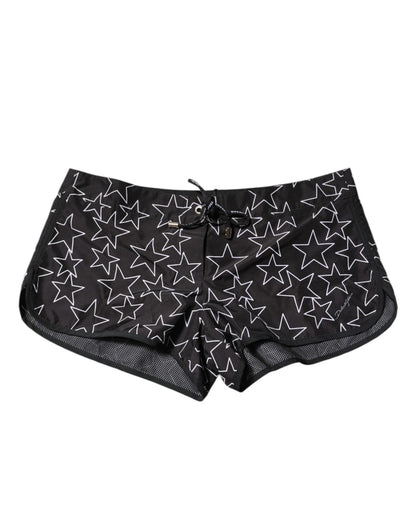 Dolce & Gabbana Black Star Print Beachwear Shorts Swimwear – IT2 | XXS par Dolce & Gabbana | Disponible sur Sandy Store ByNet