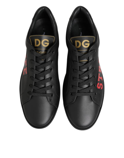 Dolce & Gabbana Black Street Life Low Top Men Sneakers Shoes – EU39.5/US6.5 par Dolce & Gabbana | Disponible sur Sandy Store ByNet
