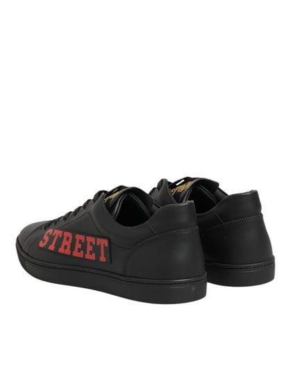 Dolce & Gabbana Black Street Life Low Top Men Sneakers Shoes – EU39.5/US6.5 par Dolce & Gabbana | Disponible sur Sandy Store ByNet