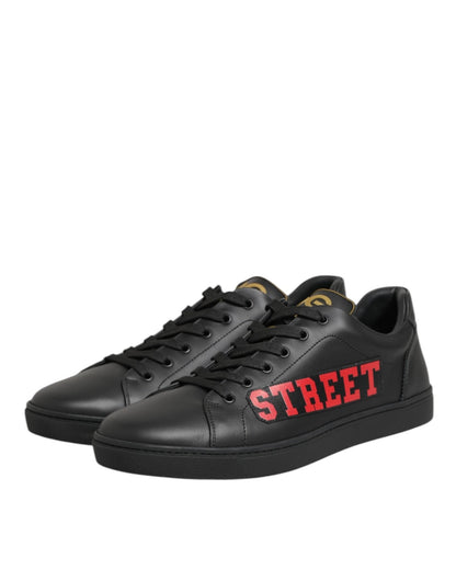Dolce & Gabbana Black Street Life Low Top Men Sneakers Shoes – EU39.5/US6.5 par Dolce & Gabbana | Disponible sur Sandy Store ByNet