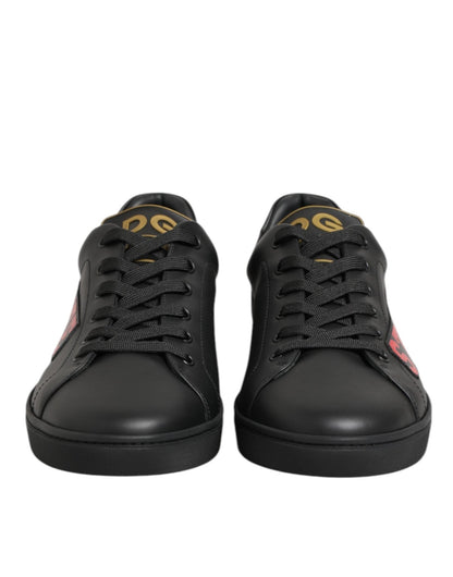 Dolce & Gabbana Black Street Life Low Top Men Sneakers Shoes – EU39.5/US6.5 par Dolce & Gabbana | Disponible sur Sandy Store ByNet
