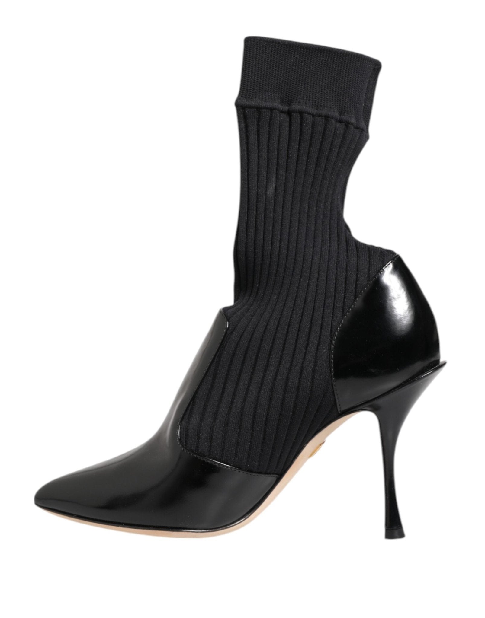 Dolce & Gabbana Black Stretch Stilettos Booties Socks Shoes – EU37/US6.5 par Dolce & Gabbana | Disponible sur Sandy Store ByNet